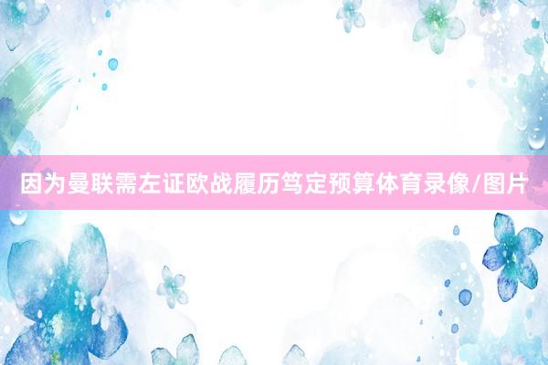 因为曼联需左证欧战履历笃定预算体育录像/图片