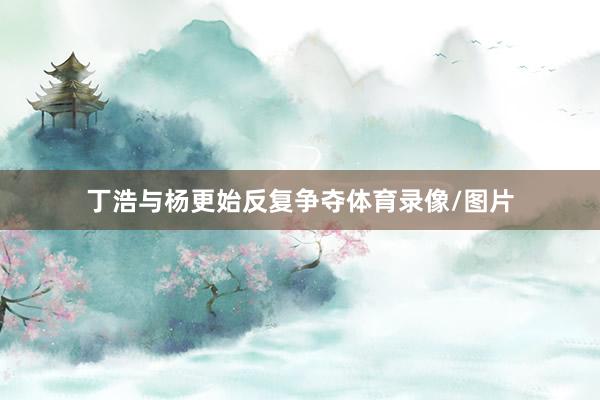 丁浩与杨更始反复争夺体育录像/图片