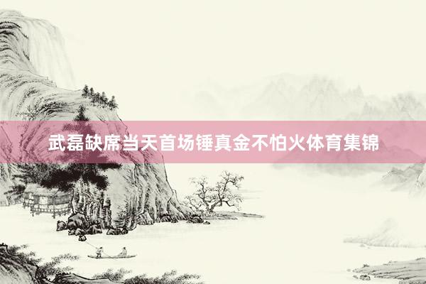 武磊缺席当天首场锤真金不怕火体育集锦