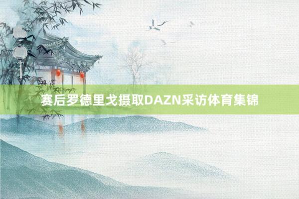 赛后罗德里戈摄取DAZN采访体育集锦
